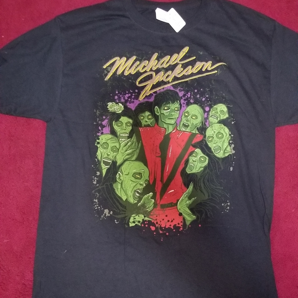 Large mj thriller tee